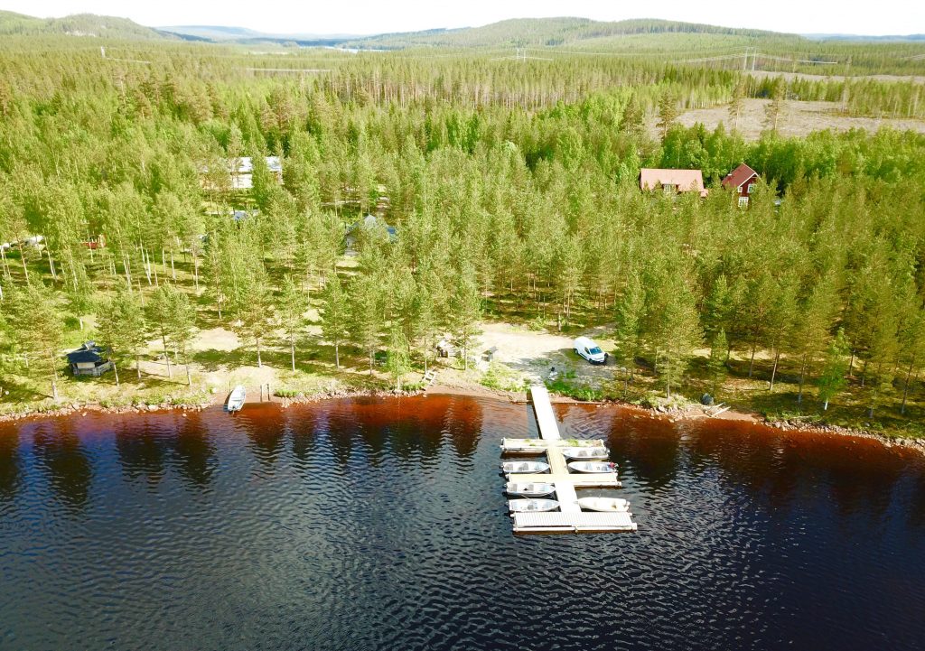Drohnenbild des Angelcamps in Rossön Schweden
Steg, Natur, Rossön, Camp, angeln